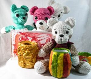 Collection oursons au crochet