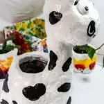 Pot décoratif en forme de vache