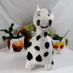 Pot décoratif en forme de vache